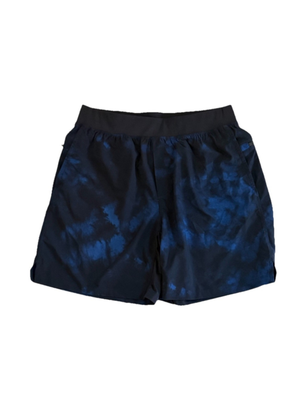 FABLETICS FRANCHISE MEN’S SHORT 7” UNLINED BLUE/BLACK LARGE